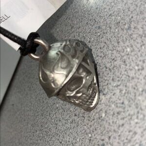Silver Skull Pendant Bell for Motorcycles